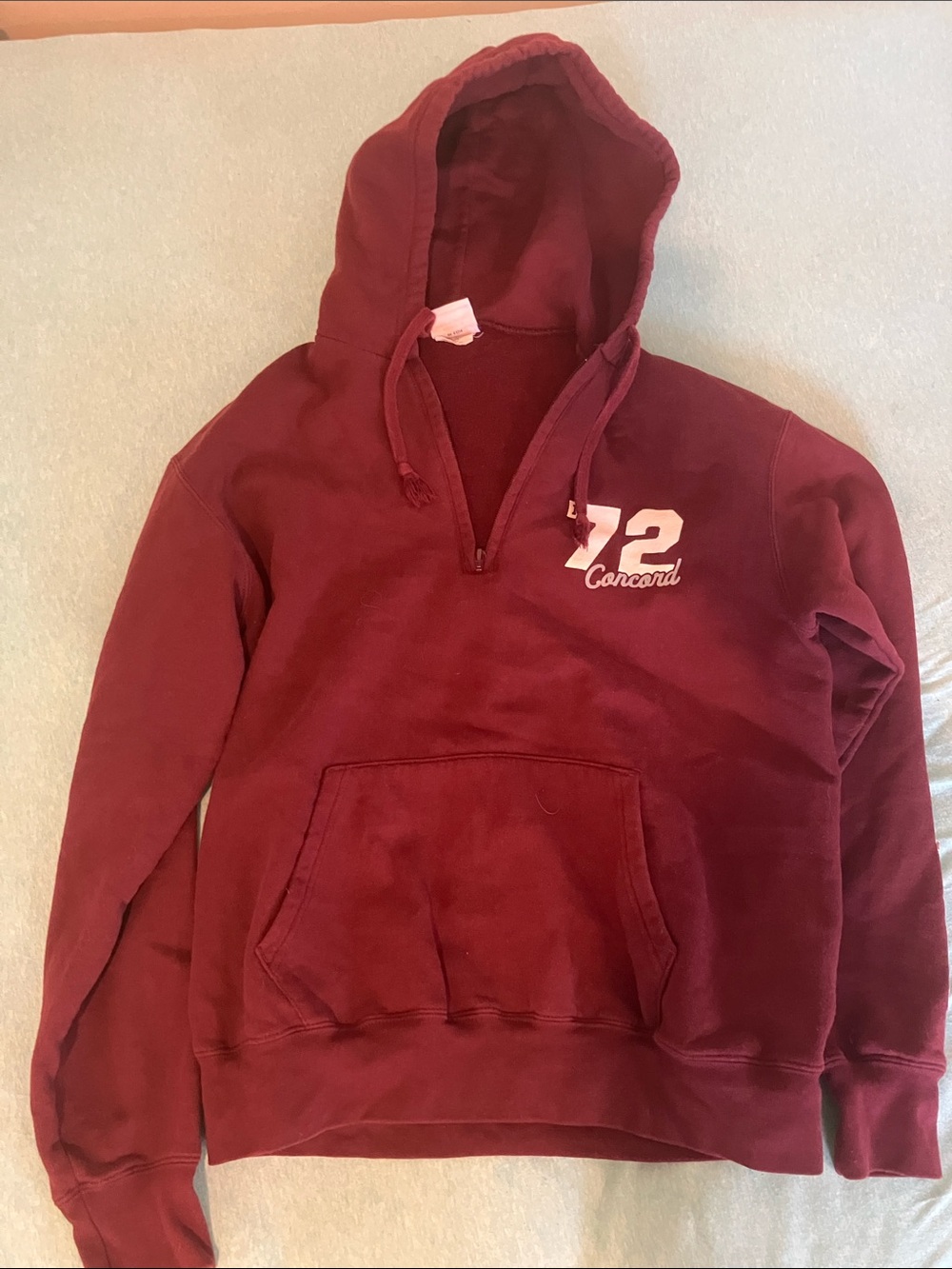 Women’s Maroon Hooded Pullover Sweater